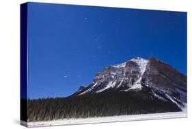 Orion Star Trails Above Mount Fairview, Alberta, Canada-null-Stretched Canvas