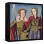 'Orithie & Antiope - Reines Des Amazones', 1403, (1939)-Master of Berry's Cleres Femmes-Framed Stretched Canvas