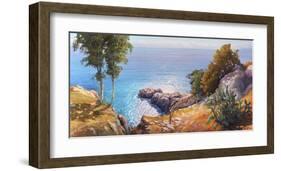 Orizzonte Mediterraneo-Adriano Galasso-Framed Art Print