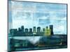 Orlando Abstract Skyline I-Emma Moore-Mounted Art Print