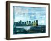 Orlando Abstract Skyline I-Emma Moore-Framed Art Print