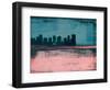 Orlando Abstract Skyline II-Emma Moore-Framed Art Print