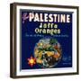 Orlando, Florida, Genuine Palestine Brand Jaffa Orange Label-Lantern Press-Framed Art Print