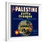 Orlando, Florida, Genuine Palestine Brand Jaffa Orange Label-Lantern Press-Framed Art Print