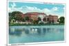 Orlando, Florida - Memorial High School Exterior-Lantern Press-Mounted Premium Giclee Print