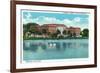 Orlando, Florida - Memorial High School Exterior-Lantern Press-Framed Art Print