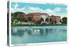Orlando, Florida - Memorial High School Exterior-Lantern Press-Stretched Canvas