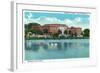 Orlando, Florida - Memorial High School Exterior-Lantern Press-Framed Art Print