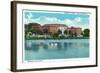 Orlando, Florida - Memorial High School Exterior-Lantern Press-Framed Art Print