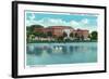 Orlando, Florida - Memorial High School Exterior-Lantern Press-Framed Art Print