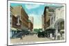 Orlando, Florida - Orange Avenue North from Pine Street-Lantern Press-Mounted Art Print