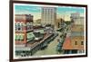 Orlando, Florida - Orange Avenue North Scene-Lantern Press-Framed Art Print