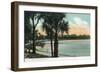 Orlando, Florida - Scenic View of Lake Lucerne-Lantern Press-Framed Art Print