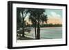 Orlando, Florida - Scenic View of Lake Lucerne-Lantern Press-Framed Art Print