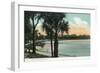 Orlando, Florida - Scenic View of Lake Lucerne-Lantern Press-Framed Art Print