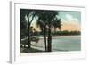 Orlando, Florida - Scenic View of Lake Lucerne-Lantern Press-Framed Art Print