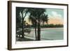 Orlando, Florida - Scenic View of Lake Lucerne-Lantern Press-Framed Art Print