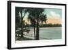 Orlando, Florida - Scenic View of Lake Lucerne-Lantern Press-Framed Art Print