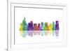 Orlando Florida Skyline 1-Marlene Watson-Framed Giclee Print