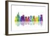 Orlando Florida Skyline 1-Marlene Watson-Framed Giclee Print