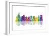 Orlando Florida Skyline 1-Marlene Watson-Framed Giclee Print