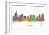 Orlando Florida Skyline MCLR 1-Marlene Watson-Framed Giclee Print