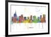 Orlando Florida Skyline MCLR 1-Marlene Watson-Framed Giclee Print