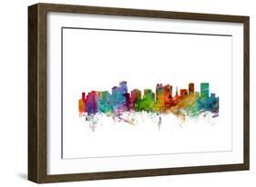 Orlando Florida Skyline-Michael Tompsett-Framed Art Print