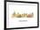 Orlando Florida Skyline-Marlene Watson-Framed Giclee Print