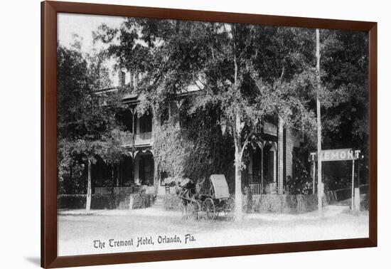 Orlando, Florida - Tremont Hotel Exterior View-Lantern Press-Framed Art Print