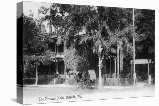 Orlando, Florida - Tremont Hotel Exterior View-Lantern Press-Stretched Canvas