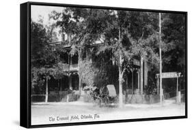 Orlando, Florida - Tremont Hotel Exterior View-Lantern Press-Framed Stretched Canvas