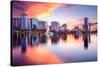 Orlando, Florida, USA Downtown City Skyline from Eola Park.-SeanPavonePhoto-Stretched Canvas