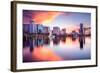 Orlando, Florida, USA Downtown City Skyline from Eola Park.-SeanPavonePhoto-Framed Photographic Print