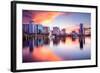 Orlando, Florida, USA Downtown City Skyline from Eola Park.-SeanPavonePhoto-Framed Photographic Print