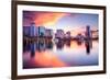 Orlando, Florida, USA Downtown City Skyline from Eola Park.-SeanPavonePhoto-Framed Photographic Print