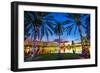 Orlando, Florida, USA Downtown Cityscape from Eola Lake.-SeanPavonePhoto-Framed Photographic Print