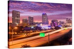 Orlando, Florida, USA Downtown Cityscape over the Highway.-SeanPavonePhoto-Stretched Canvas