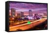 Orlando, Florida, USA Downtown Cityscape over the Highway.-SeanPavonePhoto-Framed Stretched Canvas