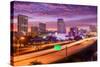 Orlando, Florida, USA Downtown Cityscape over the Highway.-SeanPavonePhoto-Stretched Canvas