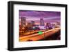 Orlando, Florida, USA Downtown Cityscape over the Highway.-SeanPavonePhoto-Framed Photographic Print