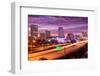 Orlando, Florida, USA Downtown Cityscape over the Highway.-SeanPavonePhoto-Framed Photographic Print