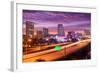 Orlando, Florida, USA Downtown Cityscape over the Highway.-SeanPavonePhoto-Framed Photographic Print