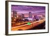 Orlando, Florida, USA Downtown Cityscape over the Highway.-SeanPavonePhoto-Framed Photographic Print