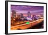 Orlando, Florida, USA Downtown Cityscape over the Highway.-SeanPavonePhoto-Framed Photographic Print