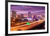Orlando, Florida, USA Downtown Cityscape over the Highway.-SeanPavonePhoto-Framed Photographic Print