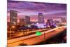 Orlando, Florida, USA Downtown Cityscape over the Highway.-SeanPavonePhoto-Mounted Photographic Print