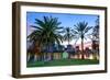 Orlando, Florida, USA Downtown Skyline at Eola Lake.-SeanPavonePhoto-Framed Photographic Print