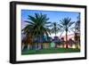 Orlando, Florida, USA Downtown Skyline at Eola Lake.-SeanPavonePhoto-Framed Photographic Print