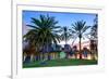 Orlando, Florida, USA Downtown Skyline at Eola Lake.-SeanPavonePhoto-Framed Photographic Print